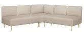 Диван угловой Рикке R13 Camaro 03 светло-бежевый - превью 1 Диван угловой Рикке R13 Camaro 03 светло-бежевый - превью 1